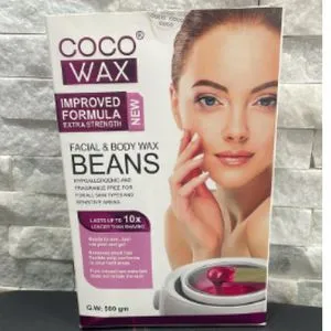 Coco - Wax Beans Facial & Body - Floral Rose  - 500gm