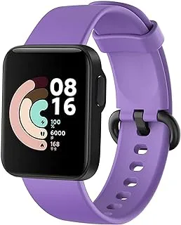 Generic For Xiaomi Mi Watch Lite Strap Replacement Sport Soft Silicone Bracelet For Xiaomi Redmi Watch Smart Watch Band - Light Purple