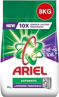 Ariel Automatic Laundry Powder Detergent with Lavendar - 8KG