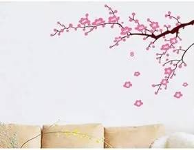 Chinese Character Plum Blossom Flowers Removable Wall Sticker DIY Decals