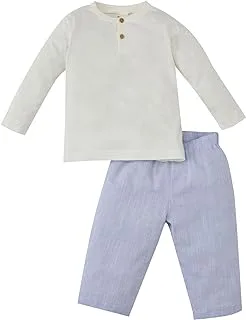 DeFacto Baby Boys Regular Fit Long Sleeve B7742A5 Bike Neck 2 Piece Pajama Set