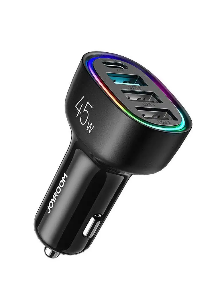 JOYROOM Joyroom 4 Port 45W Car Charger Black