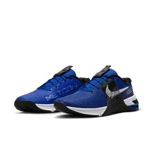 Nike Metcon 8 Laced Shoes  -  Old Royal, White &  Black