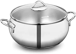 Korkmaz Tombik Stainless Steel Cookware 5.5 L, Silver, A1075