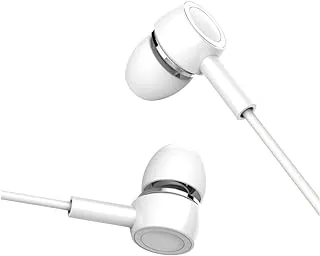 USAMS EP-12 In-ear Earphone with Mic Wired Control 3.5MM - White