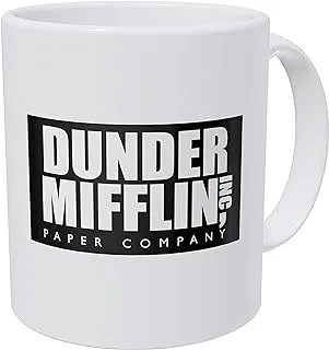 كوب قهوة مضحك من Wampumtuk Dunder Mifflin The Office سعة 11 أونصة