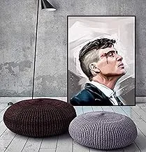 Printed couche Tableau peaky blinders with Wooden fiber frame covered with a glass sheet 30 cm x 40 cm