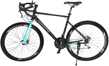 Hador Strada 420 14-Speed Aluminium Frame Shifter Shimano Road Bike with Disc Brake, Multicolor