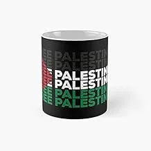 Free Palestine Classic Mug | Best Gift Funny Coffee Mugs 11 Oz