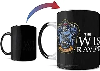 Morphing Mugs Harry Potter - Ravenclaw - Hogwarts Robe Design - One 11 oz Color Changing Heat Sensitive Ceramic Mug – Image Revealed When HOT Liquid Is Added!