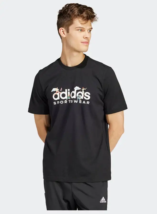 Adidas Landscape Sportswear Graphic T-Shirt