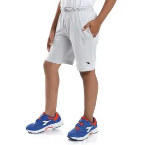 Diadora Sport Short For Boys - Grey