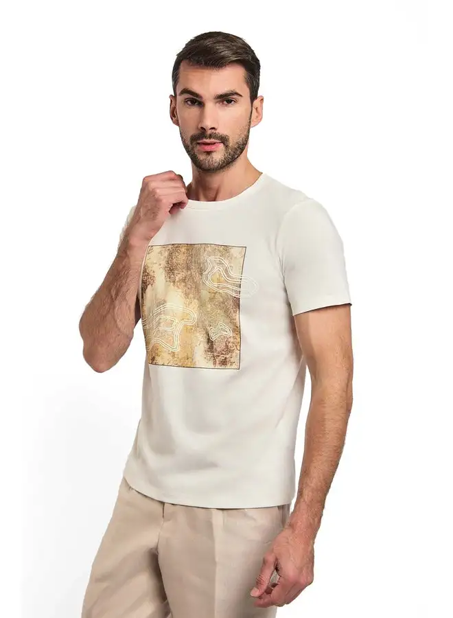 DALYDRESS Casual Regular Fit Cotton T-Shirt