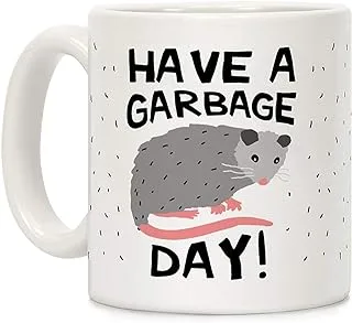 RADANYA Have A Garbage Day Opossum Ceramic Coffee Mug (White) -11 Oz, 350ml