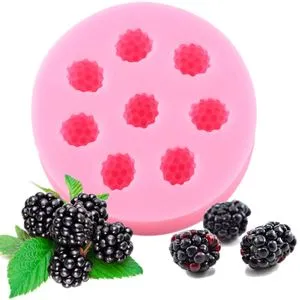 (CD338)Fruit Swberry Silicone Mould Pineapple Orange Blueberry