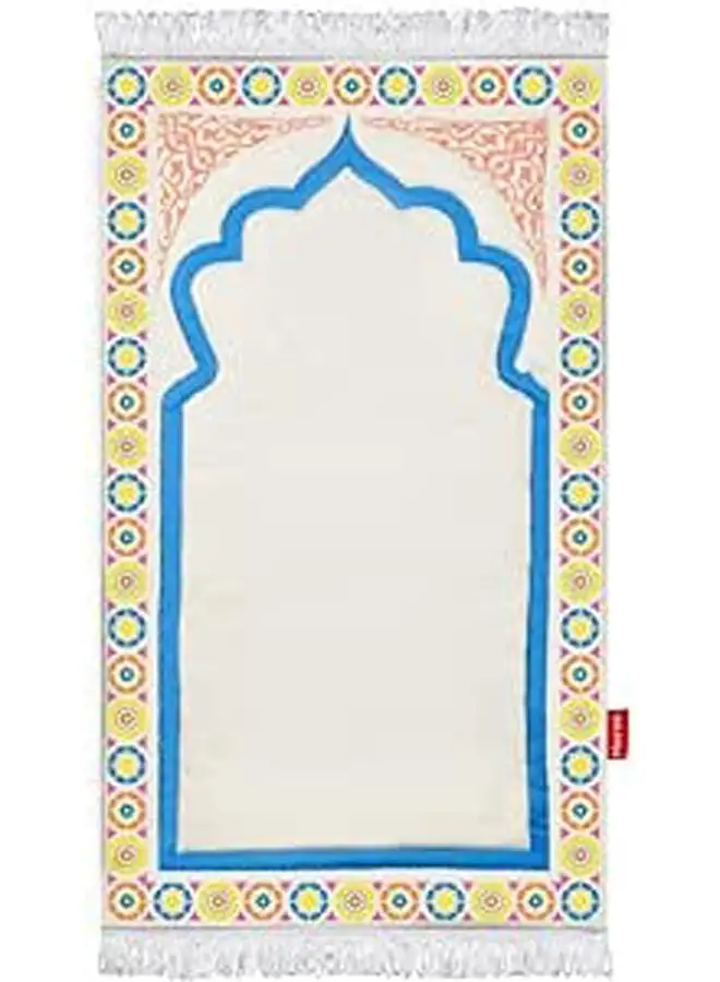 ricrac Printed Padded Prayer Mat- Colored Frame