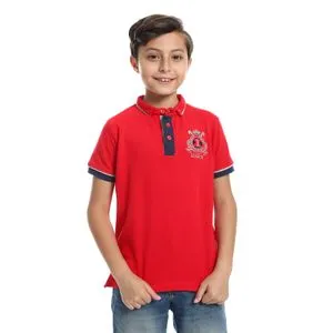 Caesar Boys Collared Neck Polo Shirt