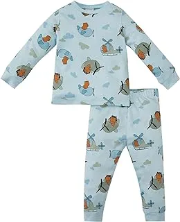 DeFacto Baby Boys Regular Fit Long Sleeve B7741A5 Bike Neck 2 Piece Pajama Set