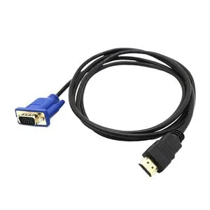 محول HDMI إلى VGA HDTV ذكر إلى محول VGA 15Pin ذكر للكمبيوتر الشخصي