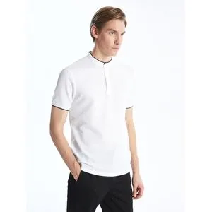 LC Waikiki Grandad Collar Short Sleeve Men's T-Shirt