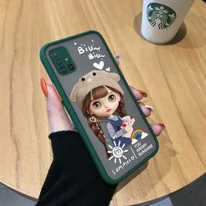 Samsung Galaxy A51 Case Cute Girl Matte Phone Cover