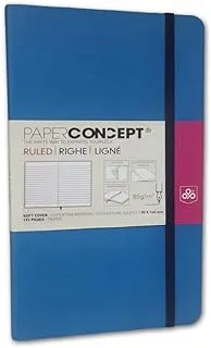 OPP PAPER CONCEPT 14 x 9 cm Soft Cover Executive Notebook - Pastel Colors - Turqoise