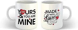 PUREZENTO I'm Yours & You are Mine Coffee Mug Tea/Milk Cup