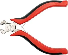 Yato YT-6615 Mini Pliers End Cutting 115mm HRC 55-62 TPR/PVC 3 colour handle Cr-Ni DIN 5749 Plier Tools Plier for Home Plier Knife Industrial Tools Combination Plier Insulated Red-Silver Electrical