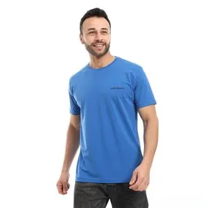 Air Walk Cotton Round Neck Short Sleeves T-Shirt - Blue