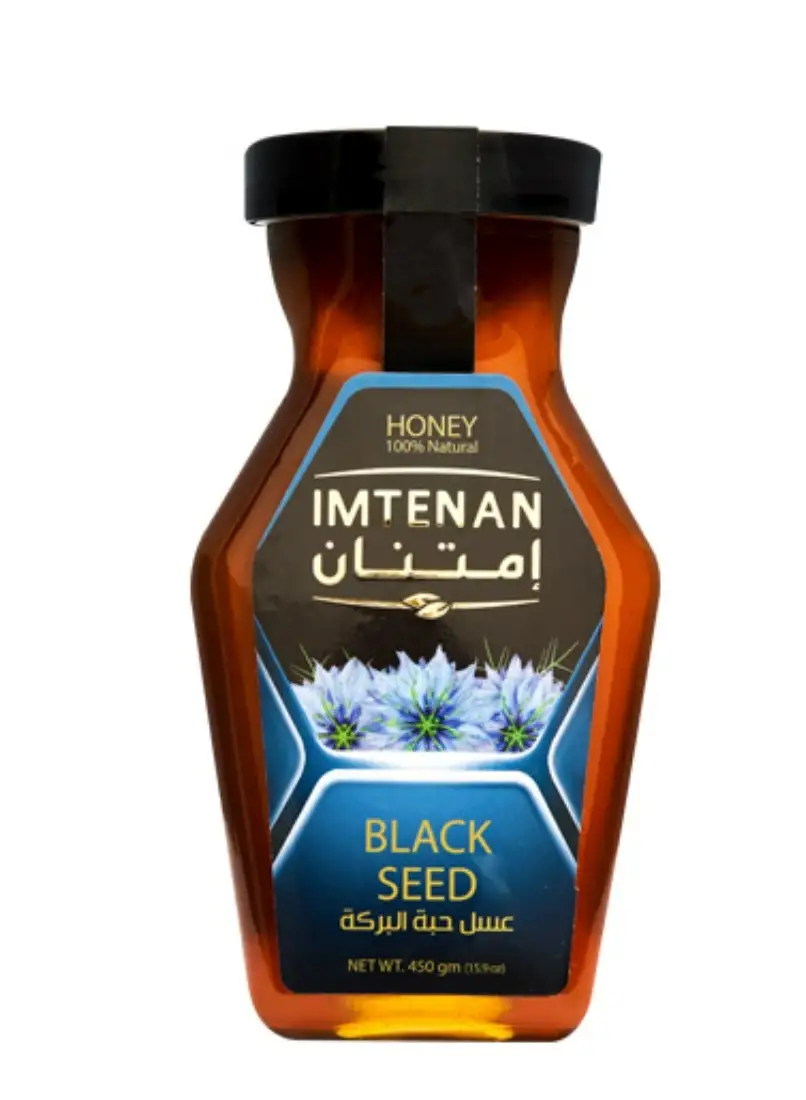 Imtenan Blackseed Honey Hexagonal 450grams