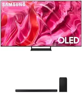 Samsung 65 Inch QD-OLED Smart TV 4K - Neural HDR Quantum Processor 4k - QA65S90CAUXEG [2023 Model] & Samsung Wireless Soundbar, with Dolby Atmos, Q- Symphony - HW-Q700C/ZN [Exclusive Bundle]