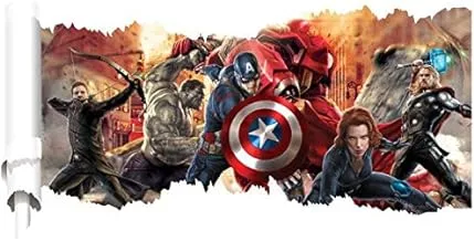 The Avengers Pattern Pvc Removable Room DIY Wall Sticker Home Decor-8QZ1138