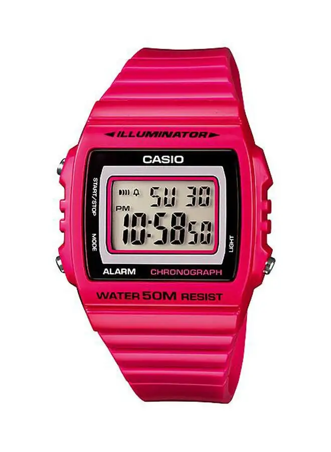 CASIO Resin Digital Wrist Watch W-215H-4AVDF