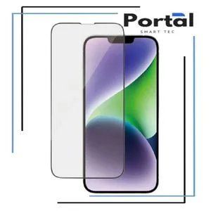 واقي شاشة iPhone 14+ Plus Premium من الزجاج المقسى 5D غراء كامل