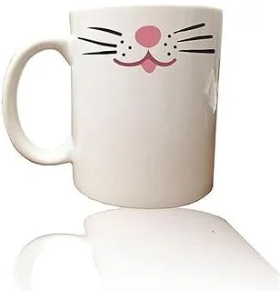 Cat Face Mug Ceramic