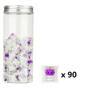 1 Bottle Mechanical Keyboard Switches For Keyboard Beginner Purple 90