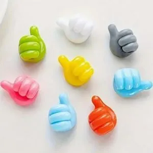 Silicone Thumb Wall Hook, 10pcs.