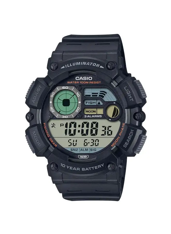 CASIO Resin Digital Watch WS-1500H-1AVDF