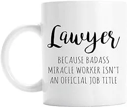 Mattanch Law School Graduation Gift for Lawyer, Coffee Mug