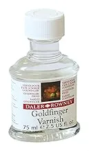 Daler Rowney 145007000 Goldfinger Varnish Bottle, 75 ml