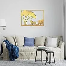 Home gallery Decorative Lion wooden wall Art 60X80 cm