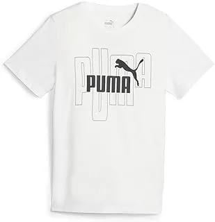 PUMA Boys/Unisex GRAPHICS NO.1 LOGO Tee B PUMA White SHIRT