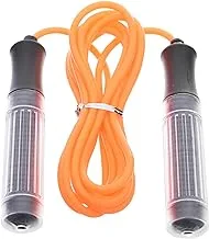 IP-10007 Jump Rope Comfortable Handle to Hold Adjustable Skipping Rope, Ideal for Body Gym Fitness for beginners kids and adult,Endless Hours Of Entertainment - Multi Color