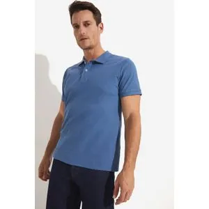 June Men's Basic Cotton Polo Neck Regular Fit T-Shirt