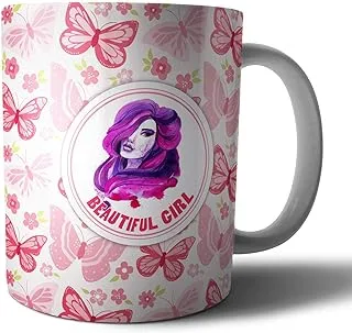 Ceramic Mug Beautiful Girl from Web Afandy