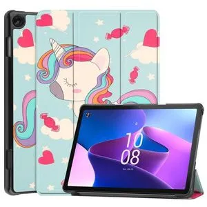 For Lenovo Tab M10 3rd Gen Leather Tablet Case(Unicorn)