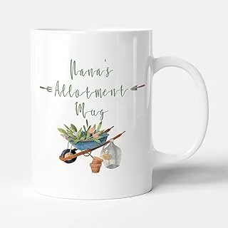 Nana's Allotment Mug - Gardening Birthday Gift Mug by Victorian Print