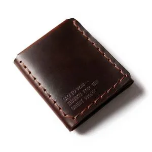 Genuine Leather Wallet Men Handmade Leather Purse Men's Short Vintage Wallet With Coin Pocket(Reddish Brown)