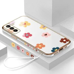 Samsung Galaxy S21 Plus 5G Case Soft Flowers Phone Back Cover