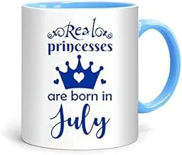 FMstyles Real Princess are born in July Blue Inner Mug - FMS298